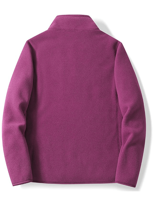 Fashion Warm Zip-Up Fleece Jacket With Inner Pocket - SF1915