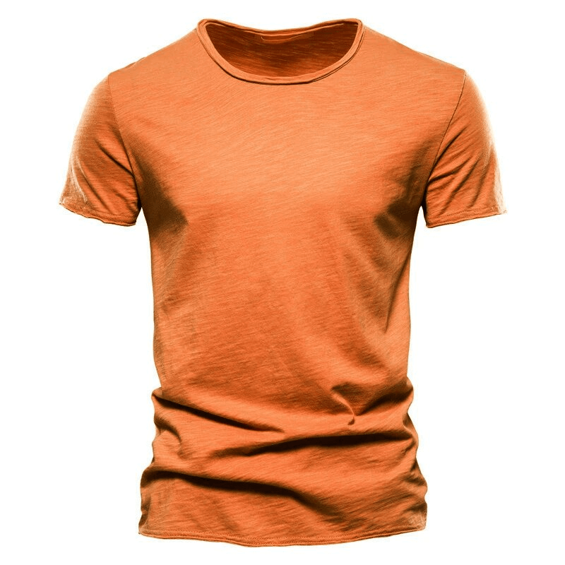 Casual Solid Color Sports Crew Neck T-Shirt For Men - SF1785