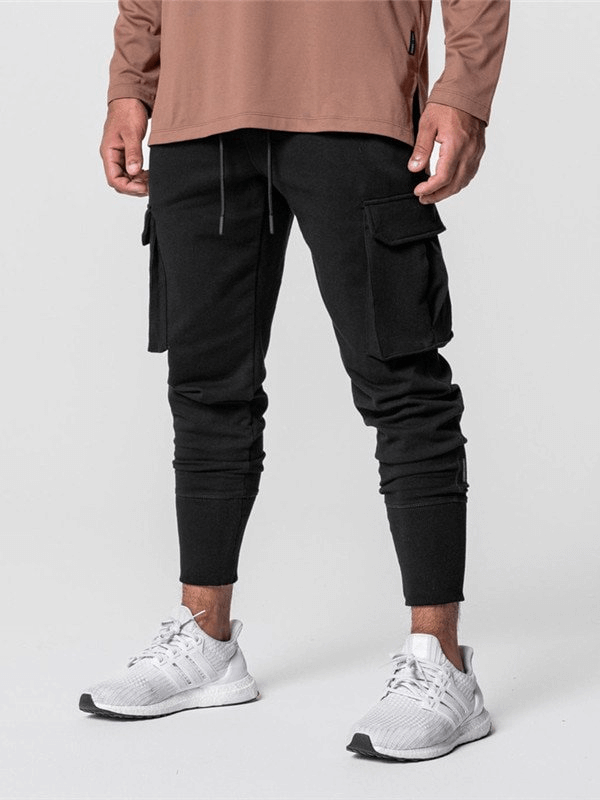 Casual Sports Men's Cargo Pants with Side Pockets - SF1539
