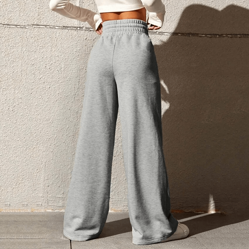Drawstring Pleated Wide Leg Straight Pants for Women - SF1662