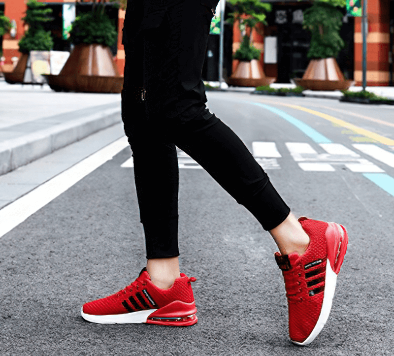 Fashion Breathable Lightweight Men's Cushion Running Sneakers - SF1349