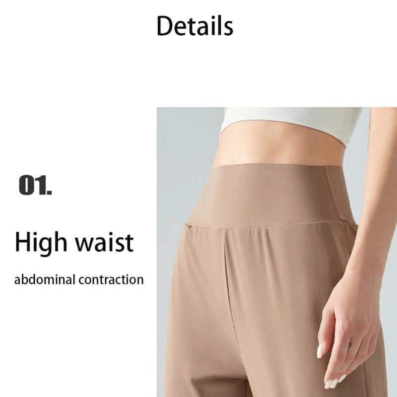 Female Loose High Waist Pants / Sports Women's Clothes - SF0178