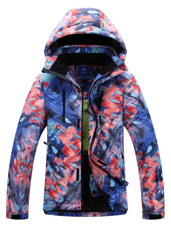 Men's Outdoor Zipper Sports Warm Snowboard Jacket - SF1742