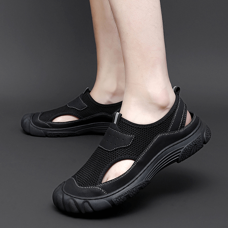 Men's Round Toes Non-slip Mesh Shoes / Soft Outdoor Sandals - SF1387