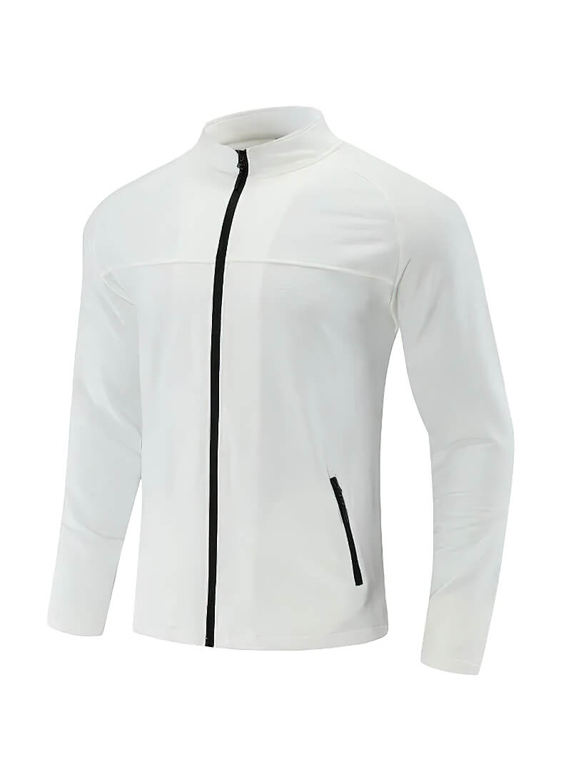 Men's Sports Running Dry Fit Zipper Elasticity Jacket - SF1835