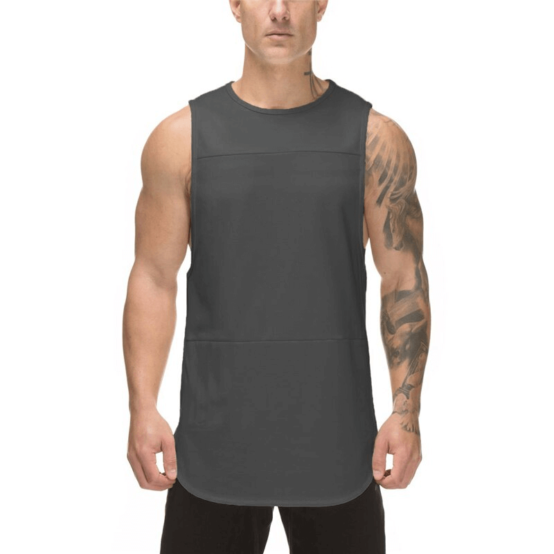 Men's Workout O-Neck Tank Top / Bodybuilding Clothing - SF1110