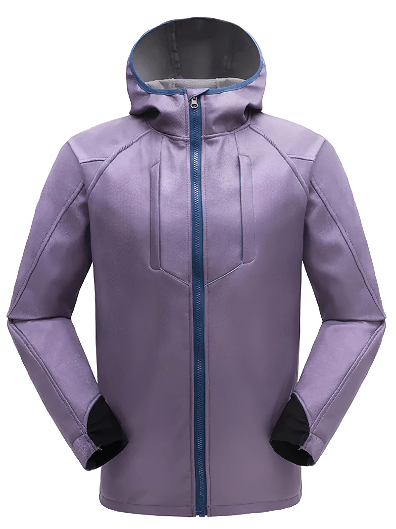 Men's Zipper Hooded Hiking Softshell Jacket - SF2056