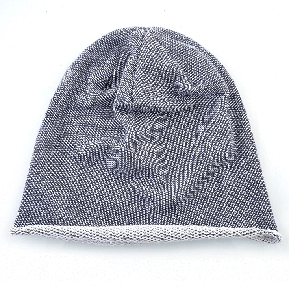 Outdoor Men's Solid Color Knit Thin Beanies - SF1666