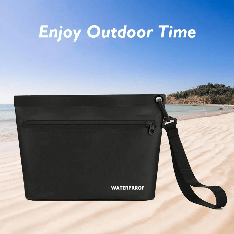 Portable Waterproof Swim Bag with Zip Closure - SF1622