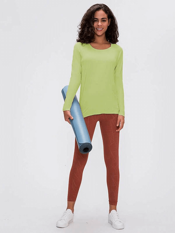 Running Stretchy Top with Long Sleeves for Women - SF1601