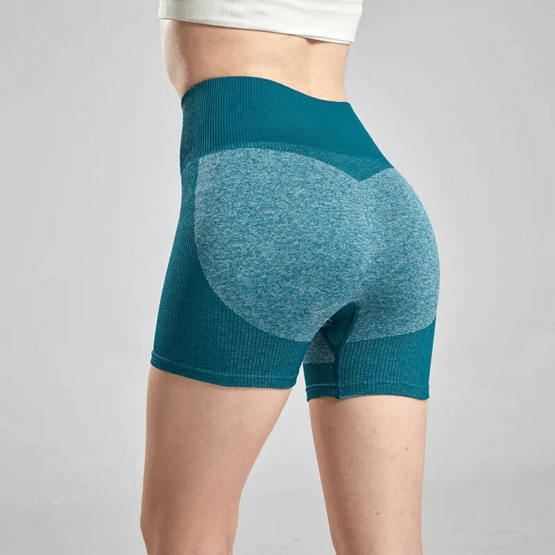 Seamless Sports Women's Shorts with Push-Up Effect for Buttocks - SF1615