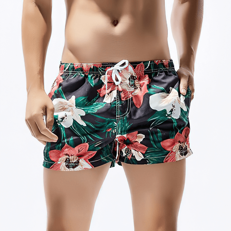 Short Colorful Men's Boardshorts / Male Beach Shorts Trunks - SF1468