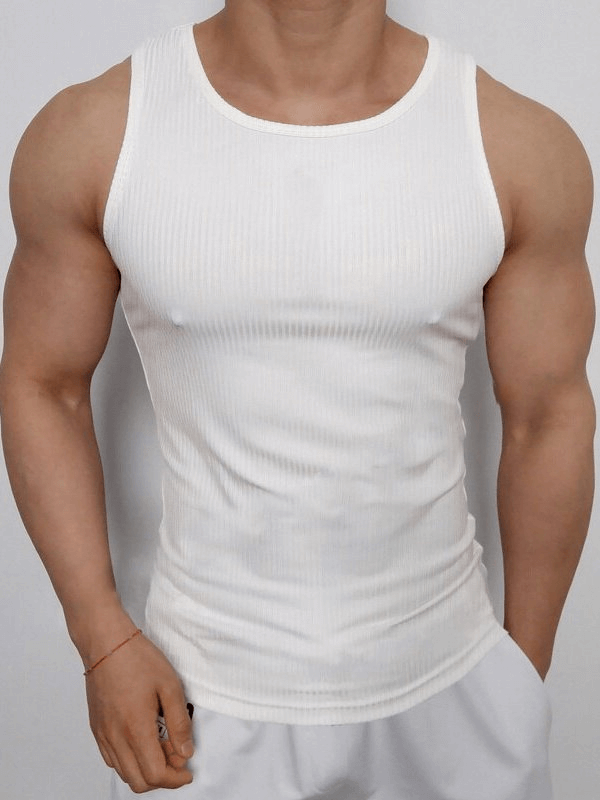 Sports Elastic Breathable Men's Tank Top for Training - SF1359