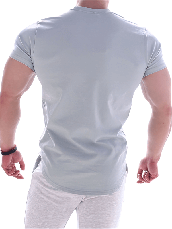 Sports Elastic Quick-Drying Men's Round Neck T-Shirt - SF1264