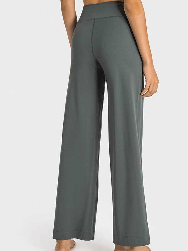 Sports Elastic Women's Pants with High Waist and Wide Pants - SF1522