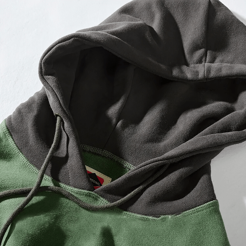 Sports Loose Padded Thickened Sweatshirt with Drawstring Hood - SF1564