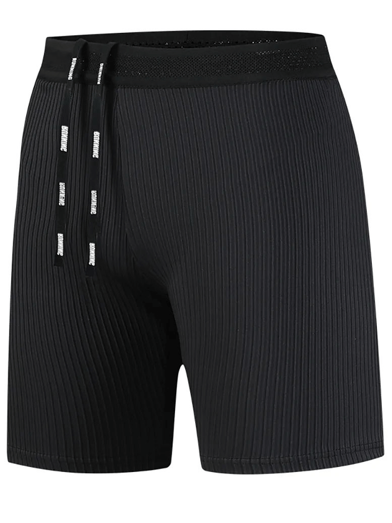 Sports Men's Compression Running Shorts with Drawstring - SF1860