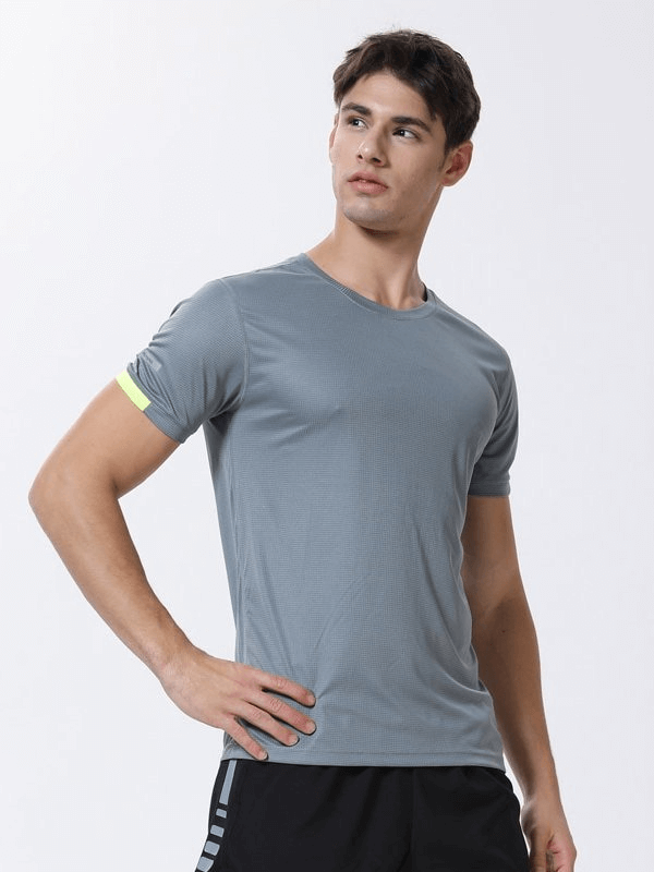 Sports Quick-Drying Men's T-Shirt with Short Sleeves for Training - SF1506