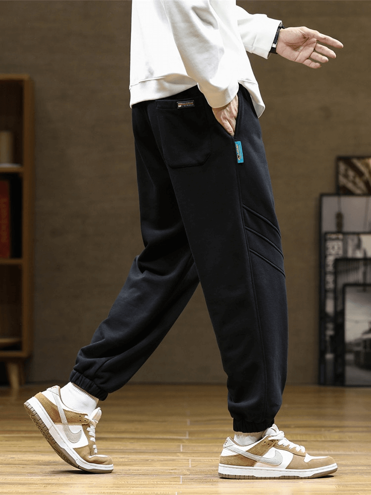 Sporty Baggy Casual Joggers Pants For Men With Side Pockets - SF1427