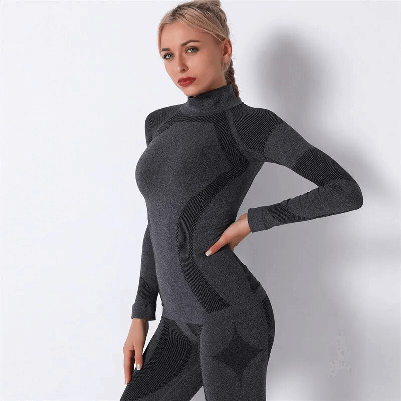 Stretchy Seamless Super Soft Long Sleeves Top for Sport - SF1652