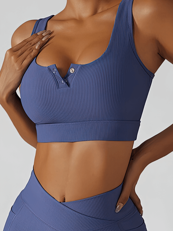 Stylish Elastic Women's Sports Cropped Top - SF1337