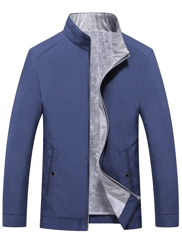 Stylish Sporty Men's Jacket with Stand Collar - SF1913