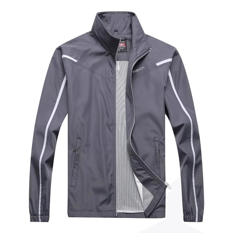 Stylish Tracksuit with Mandarin Collar and Zipper - SF2035