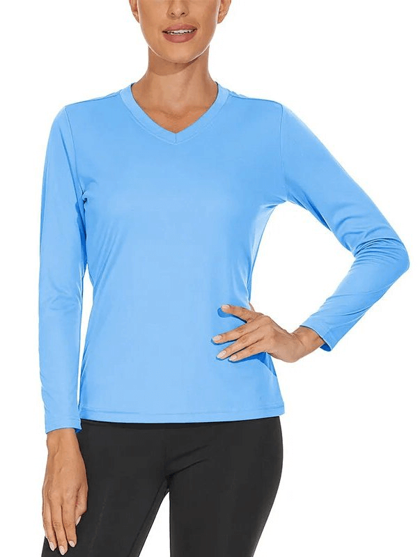 Sun-protective Sports Women's Top with Long Sleeves - SF1739
