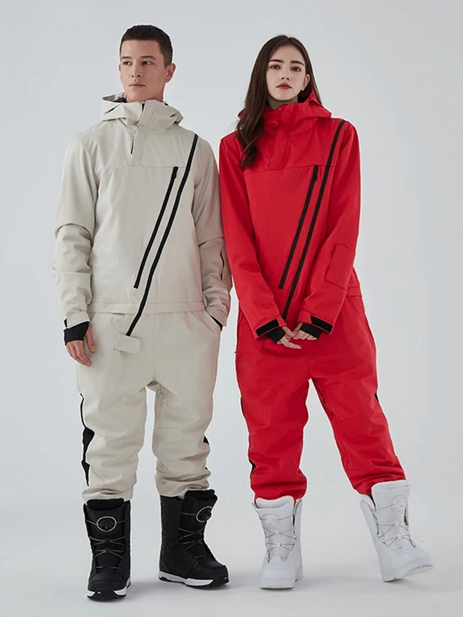 Unisex Cotton One-Piece Warm Ski Suit - SF2064