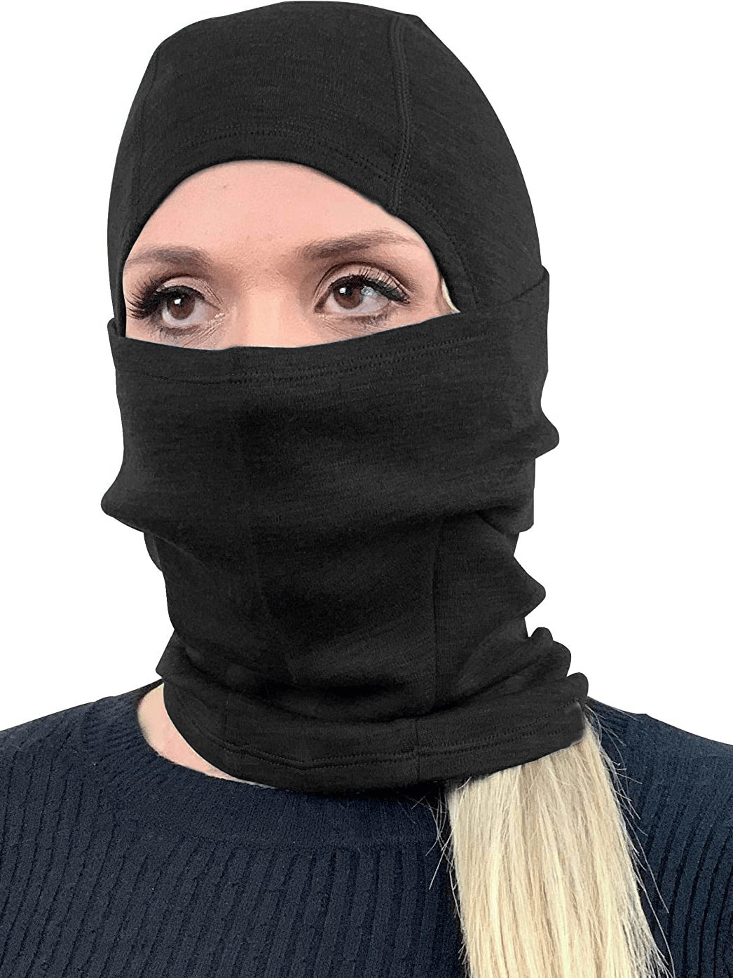 Unisex Windproof Breathable Wool Balaclava / Thermal Face Ski Mask - SF1469