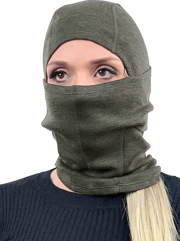 Unisex Windproof Breathable Wool Balaclava / Thermal Face Ski Mask - SF1469