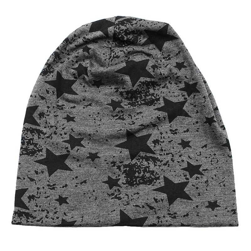 Warm Knitted Unisex Beanies with Stars Pattent - SF1668