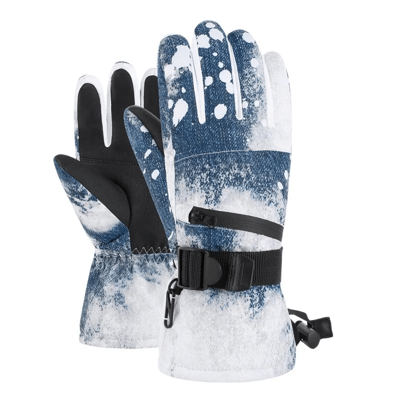 Waterproof Unisex Ski Gloves with Adjustable Fastener - SF1906