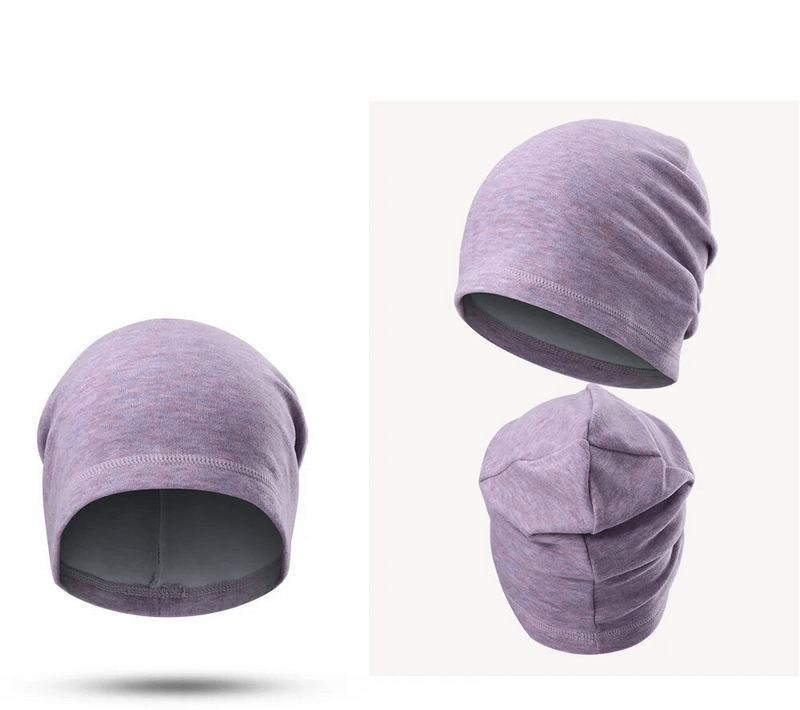 Windproof Soft Solid Color Fleece Beanies Unisex - SF1664