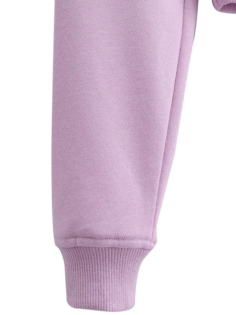 Women's Solid Color Long Sleeves Short Hoodie - SF1849