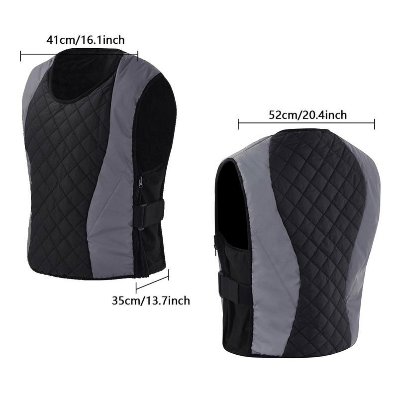 Artificial Rabbit Fur Warm Cycling Vest with Waist Adjustable - SF0408