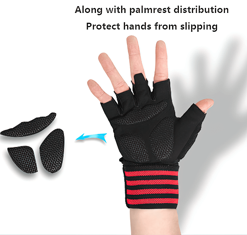 Breathable Non-Slip Elastic Men's Gloves With Adjustable Clasp For Training - SF0832