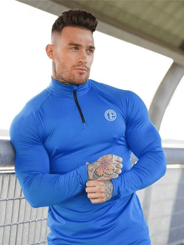 Breathable Quick-Dry T-Shirt with Long Sleeve Collar - SF0467