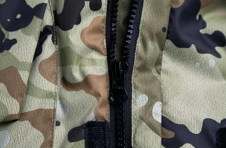 Camouflage Waterproof Men's Snowboard Jacket with Hood - SF0899