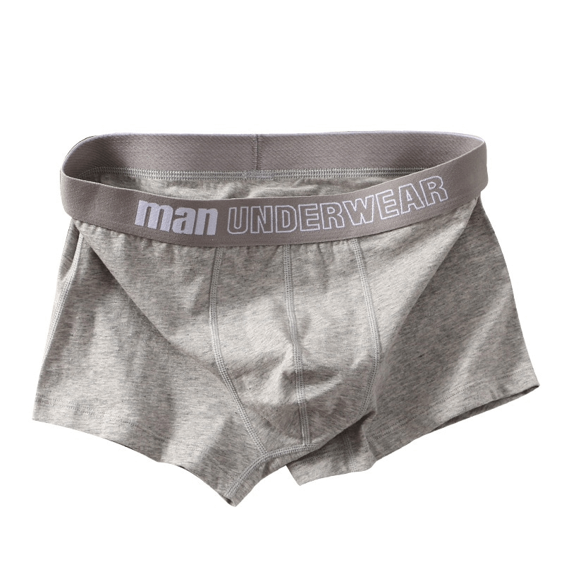 Casual Solid Color Cotton Male Boxers / Underwear for Men - SF0744
