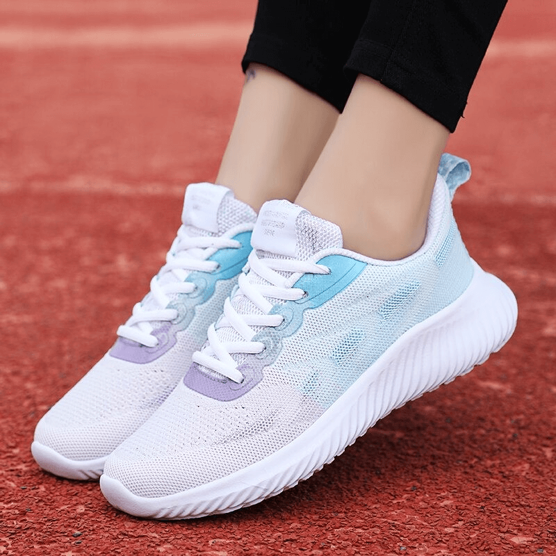 Doble Color Breathable Running Shoes / Women's Fitness Footwear - SF0254