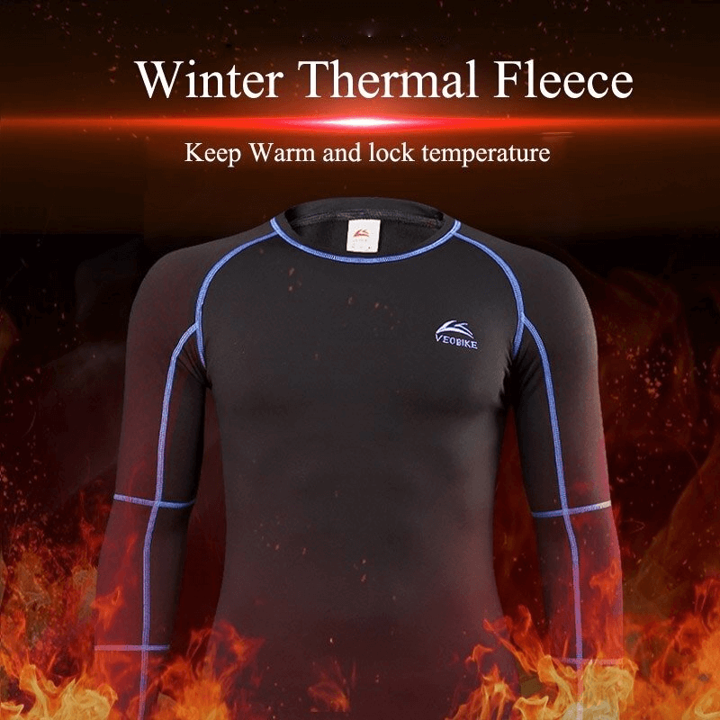Elastic Long-Sleeve Heat-Saving Thermal Shirt For Men - SF0506