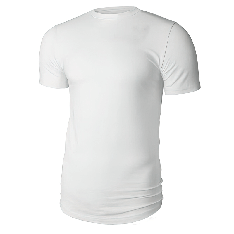 Elastic Plain Sports Quick-Drying Men's T-Shirt - SF0665