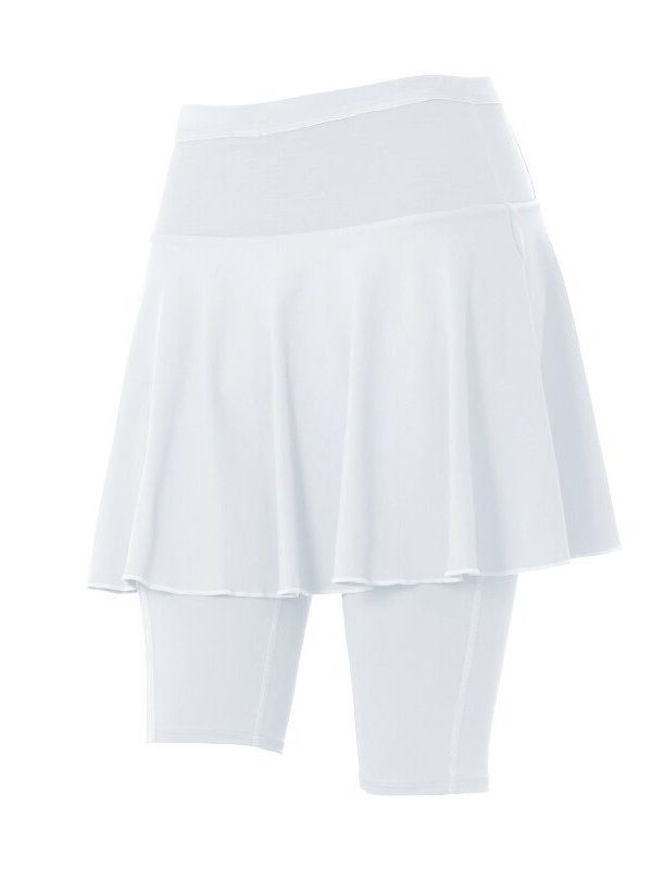Elastic Quick Dry Women's Skirt-Shorts with High Waist - SF0242