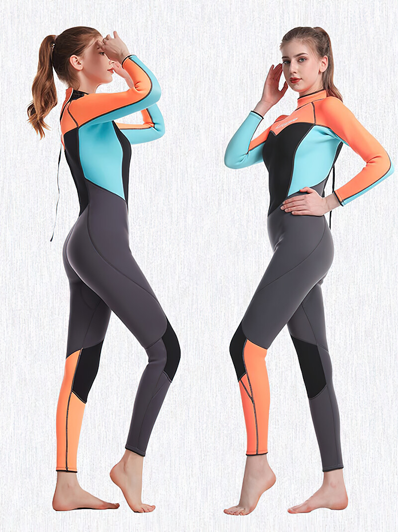Ladies Thickened One-piece Neoprene Wetsuit for Scuba Diving - SF0728