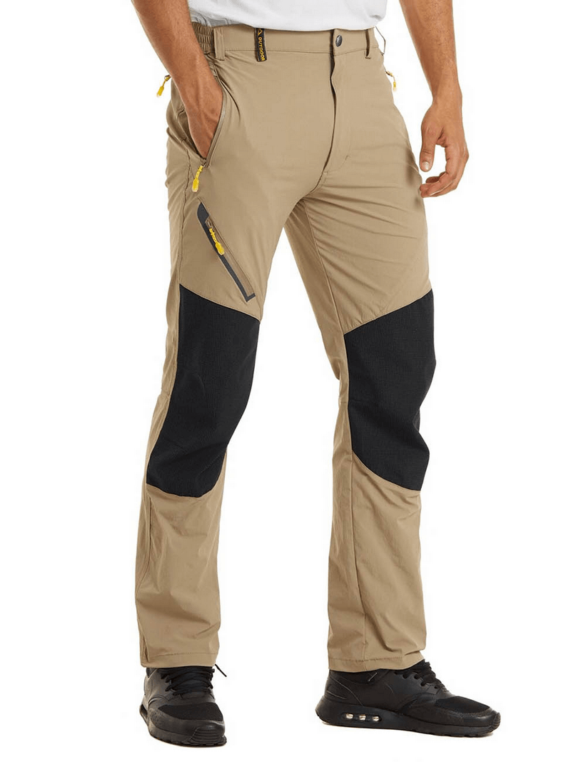 Lightweight Quick-Dry Straight Hike Trousers with Multi-Pockets - SF0392
