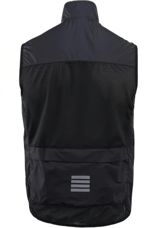 Lightweight Quick-Drying Sports Vest with Zipper and Reflective Elements - SF0583