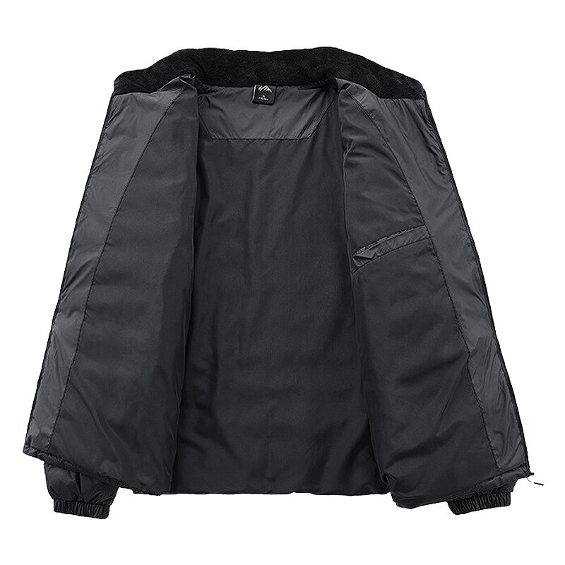 Male Zipper Warm Windproof Down Jacket / Sports Ultralight Clothing - SF0171