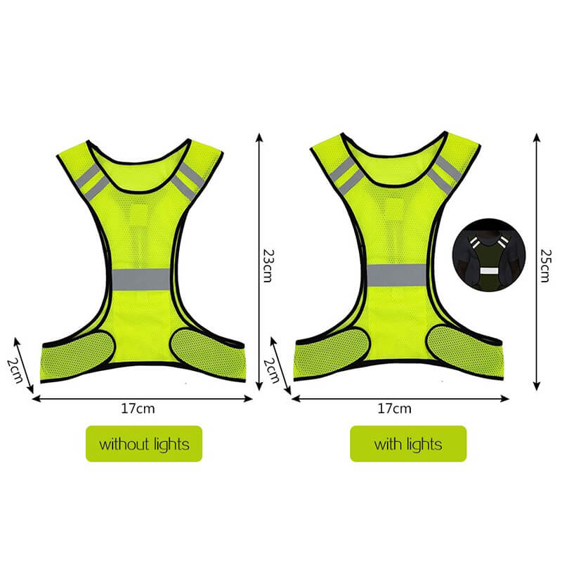 Men's and Women's Reflective Vest for High Visibility at Night - SF0510