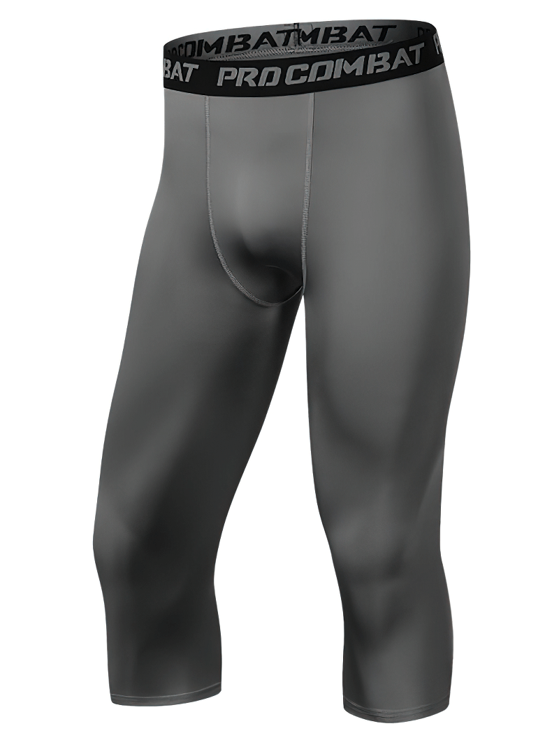 Men's Breathable Compression Capri Pants for Gym - SF0890